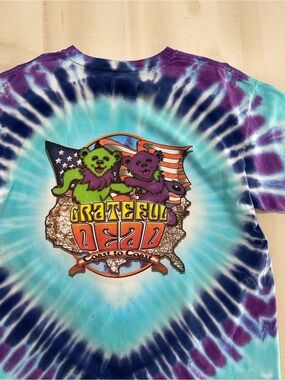 1992 print graphic tee T-shirt Grateful Dead New York Sundog coast to coast